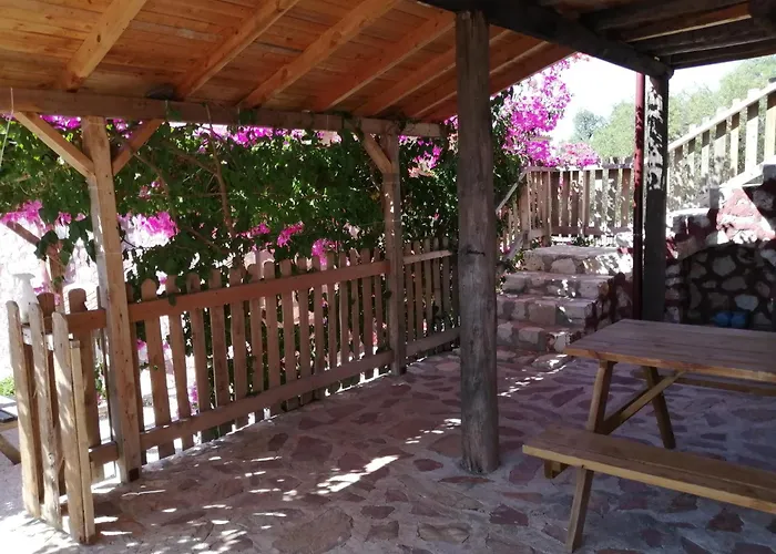 Private Restored Stone House With Terrace And Gardens