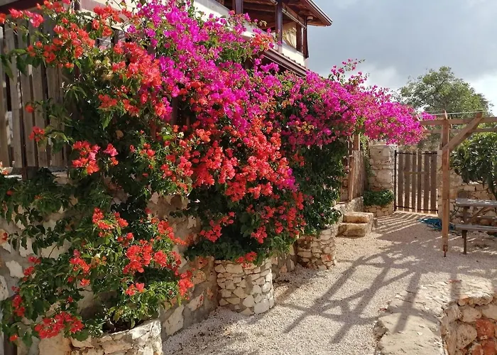 Private Restored Stone House With Terrace And Gardens